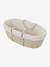 Couffin bébé en fibres naturelles tressées Blanc+Léopard+vert sauge 6 - vertbaudet enfant 