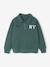 Sweat col camionneur brodé garçon vert 3 - vertbaudet enfant 