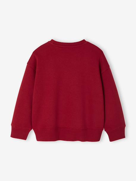 Sweat couleur motif poitrine Basics garçon grenadine+pistache+rouge+vert 8 - vertbaudet enfant 