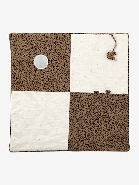 Tapis d'éveil léopard en gaze de coton beige 3 - vertbaudet enfant 
