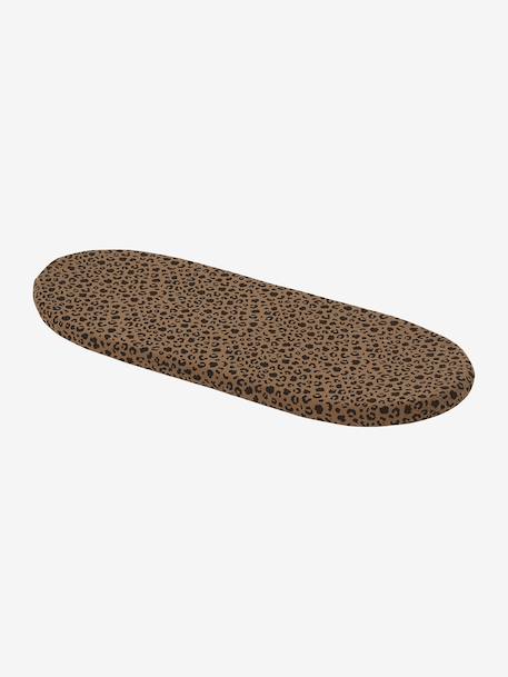 Couffin bébé en fibres naturelles tressées Blanc+Léopard+vert sauge 15 - vertbaudet enfant 