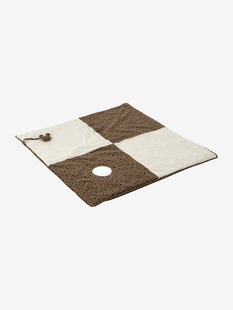 Tapis d'éveil léopard en gaze de coton beige 2 - vertbaudet enfant 