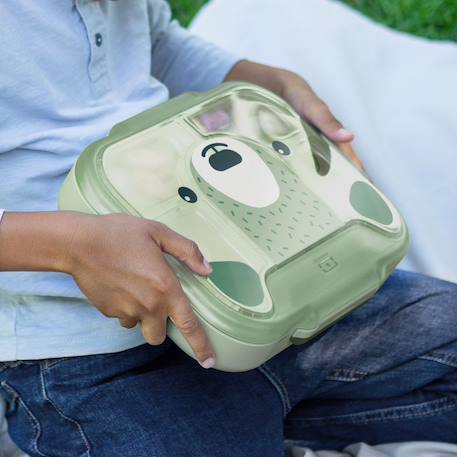 Lunch box plateau pique-nique 950ml wonder Vert bear 6 - vertbaudet enfant 