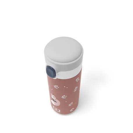 Gourde isotherme à bec verseur 360ml pop Bleu dino+Bleu infinity+Bleu wolf+Cannelle fox+Graphic papercut+Rose birds+Vert natural+Vert raccoon 16 - vertbaudet enfant 