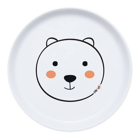 Box assiette porcelaine animal + ventouse + livret d'inspirations Multi-coloured 2 - vertbaudet enfant 