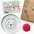 Box assiette porcelaine animal + ventouse + livret d'inspirations Multi-coloured 1 - vertbaudet enfant 