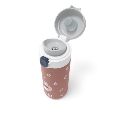 Gourde isotherme à bec verseur 360ml pop Bleu dino+Bleu infinity+Bleu wolf+Cannelle fox+Graphic papercut+Rose birds+Vert natural+Vert raccoon 18 - vertbaudet enfant 