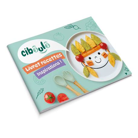 Box assiette porcelaine animal + ventouse + livret d'inspirations Multi-coloured 3 - vertbaudet enfant 