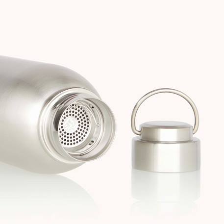 Gourde en inox isotherme 700 ml friendly ginkgo Gris 6 - vertbaudet enfant 