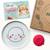 Box assiette porcelaine bonhomme + ventouse + livret d'inspirations Multi-coloured 1 - vertbaudet enfant 