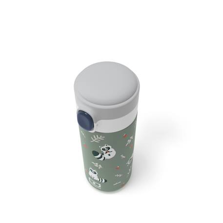 Gourde isotherme à bec verseur 360ml pop Bleu dino+Bleu infinity+Bleu wolf+Cannelle fox+Graphic papercut+Rose birds+Vert natural+Vert raccoon 38 - vertbaudet enfant 