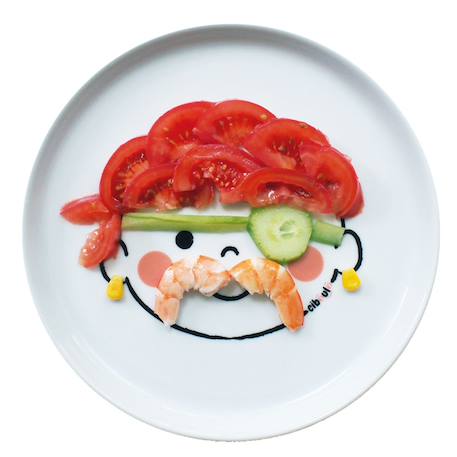 Box assiette porcelaine bonhomme + ventouse + livret d'inspirations Multi-coloured 4 - vertbaudet enfant 