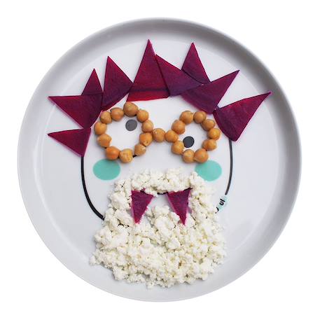 Box assiette porcelaine monstre + ventouse + livret d'inspirations Multi-coloured 3 - vertbaudet enfant 