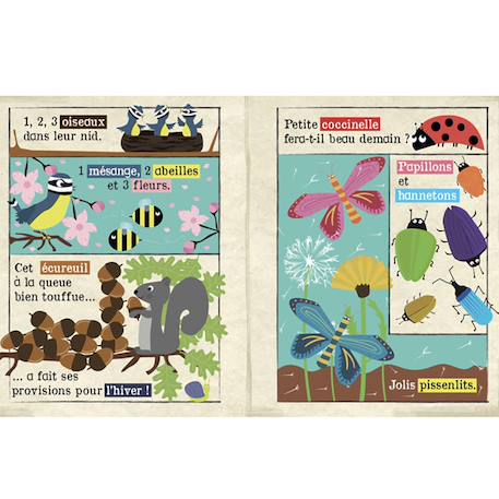 Livre d'éveil - mon petit journal à froisser - la foret Multi-coloured 2 - vertbaudet enfant 