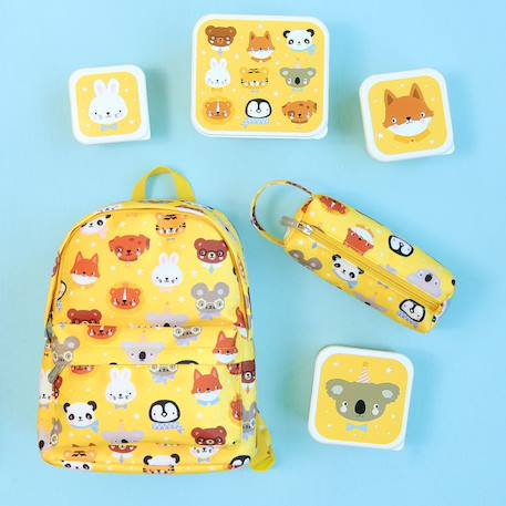 Sac à dos bébé Jaune, orange, blanc 5 - vertbaudet enfant 
