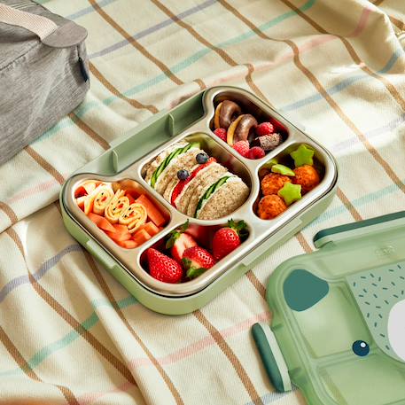 Lunch box plateau pique-nique 950ml wonder Vert bear 5 - vertbaudet enfant 