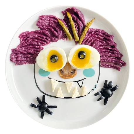 Box assiette porcelaine monstre + ventouse + livret d'inspirations Multi-coloured 5 - vertbaudet enfant 