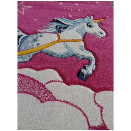 Tapis enfant tissé motif licorne Rose 5 - vertbaudet enfant 