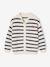 Gilet fille fantaisie en côte perlée blush+écru+vanille 4 - vertbaudet enfant 