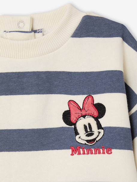 Ensemble bébé sweat-shirt + legging Disney Minnie rayé bleu/écru 5 - vertbaudet enfant 