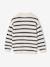 Gilet fille fantaisie en côte perlée blush+écru+vanille 5 - vertbaudet enfant 