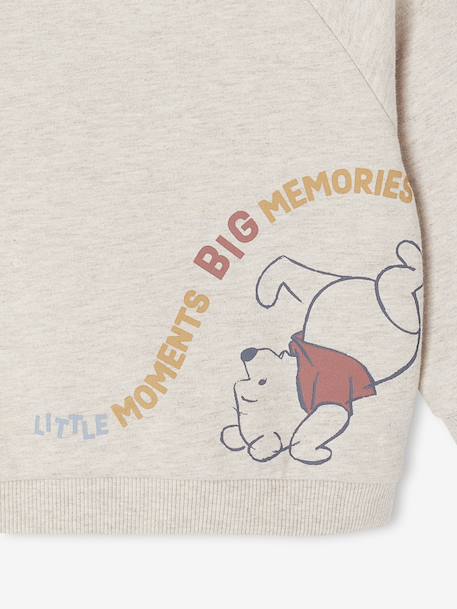 Sweat bébé Disney Winnie l'ourson beige chiné 3 - vertbaudet enfant 