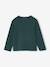 T-shirt animation métallisée fille manches longues anthracite+blanc+vert sapin 10 - vertbaudet enfant 