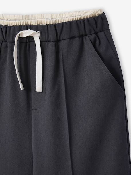 Pantalon large tailleur fille anthracite 5 - vertbaudet enfant 