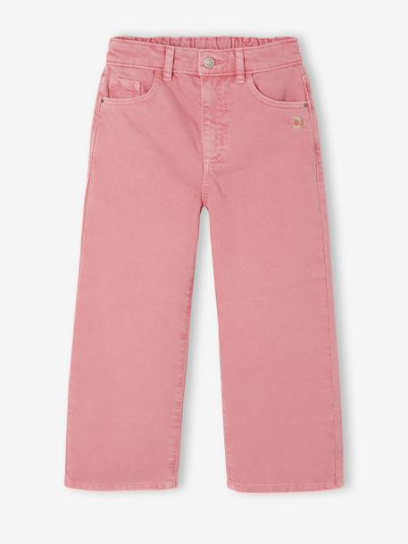 Pantalon fille large couleur pivoine+prune+rose+vert+vert de gris 11 - vertbaudet enfant 
