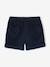 Short en velours poches coeur fille facile à enfiler marine+vieux rose 2 - vertbaudet enfant 