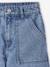 Jean large poches charpentier fille bleu moyen+denim gris 5 - vertbaudet enfant 