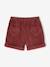 Short en velours poches coeur fille facile à enfiler marine+vieux rose 7 - vertbaudet enfant 