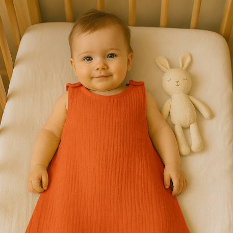 Gigoteuse été en coton bio Fraise+Honey+Rose+Vert+Vichy 2 - vertbaudet enfant 