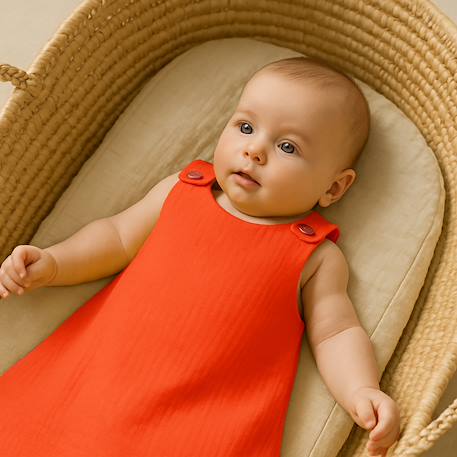 Gigoteuse été en coton bio Fraise+Honey+Rose+Vert+Vichy 4 - vertbaudet enfant 