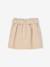Jupe fille velours style paperbag beige doré+bleu grisé+olive+prune 2 - vertbaudet enfant 