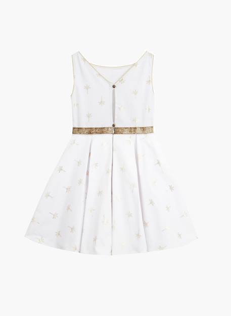 Robe demoiselle d'honneur  et    hepburn Blanc or 5 - vertbaudet enfant 