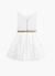 Robe demoiselle d'honneur  et    hepburn Blanc or 5 - vertbaudet enfant 