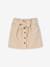 Jupe fille velours style paperbag beige doré+bleu grisé+olive+prune 1 - vertbaudet enfant 