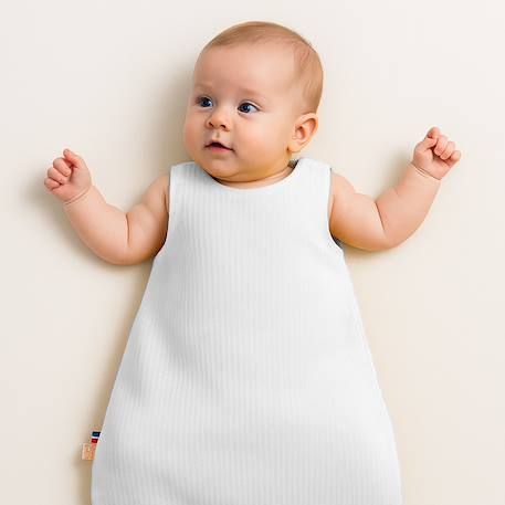 Gigoteuse été en coton bio Blanc+Fraise+Honey+Rose+Vert+Vichy 5 - vertbaudet enfant 