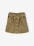 Jupe fille velours style paperbag beige doré+bleu grisé+olive+prune 8 - vertbaudet enfant 