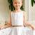 Robe demoiselle d'honneur  et    hepburn Blanc or 2 - vertbaudet enfant 