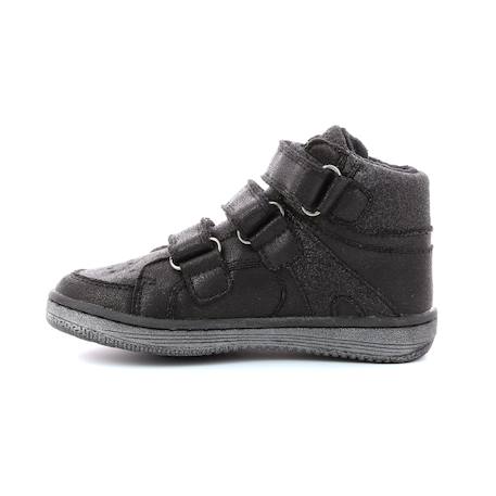 Sneakers hautes bébé lohan Marine argent brillant+Noir brillant 9 - vertbaudet enfant 