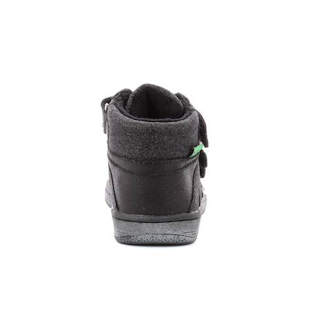 Sneakers hautes bébé lohan Marine argent brillant+Noir brillant 8 - vertbaudet enfant 