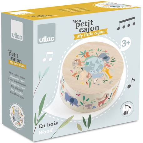 Tambour animaux du monde sarah betz Beige 5 - vertbaudet enfant 