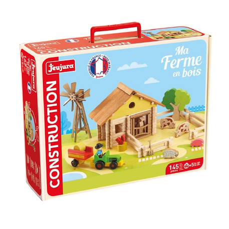 Ma ferme en bois 145 pièces Marron 1 - vertbaudet enfant 