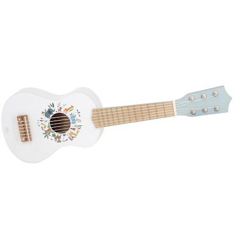 Guitare en bois pour enfant Blanc 3 - vertbaudet enfant 