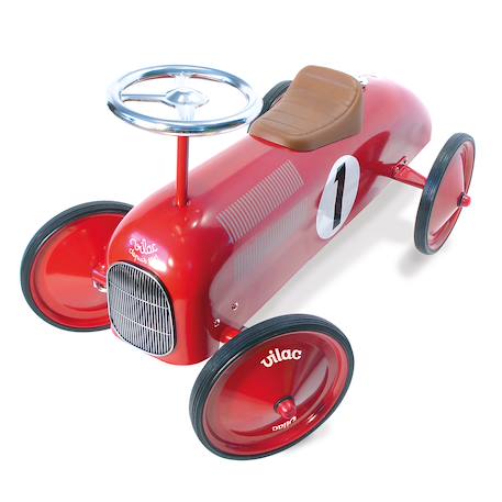 Porteur voiture vintage Bleu+Bleu clair+Bleu nuit+Bleu police+Noir+Orange+Rouge+Rouge et blanc crème+Rouge vif+Vert+Vert sauge+Violet 36 - vertbaudet enfant 