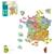 Magnets en bois carte de france Beige 2 - vertbaudet enfant 