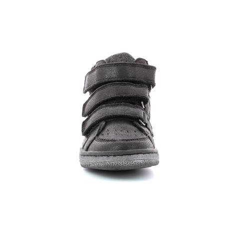 Sneakers hautes bébé lohan Marine argent brillant+Noir brillant 10 - vertbaudet enfant 