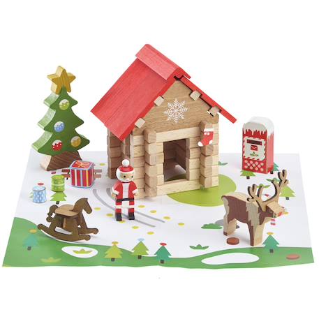 La cabane du père noël 60 pièces Marron 2 - vertbaudet enfant 